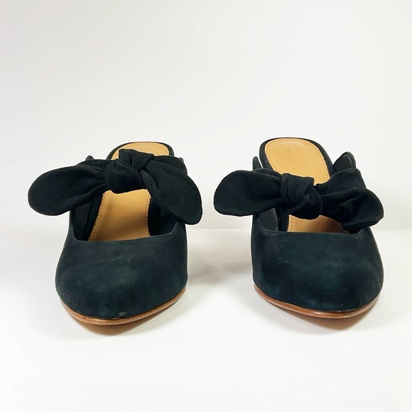 Soludos Lani Bow Suede Heeled Mules - Picture 5 of 10